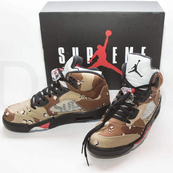 シュプリーム エアフォース 偽物 Nike Supreme Air Jordan 5 エアジョーダン 限定 コラボCamo