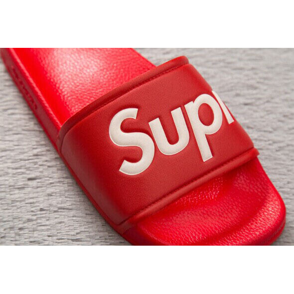 Supreme シュプリーム サンダル 偽物 Slides Sandals レッド