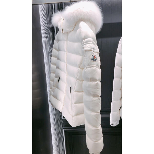 20/21AW新作 MONCLER★コピーホワイトファーが素敵 BADYFUR★関税込み 