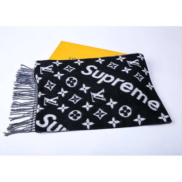 ルイ ヴィトン マフラー コピー Supreme Vuitton Monogram スカーフ