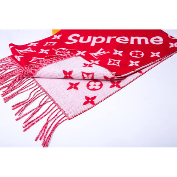 ルイ ヴィトン マフラー コピー Supreme Vuitton Monogram スカーフ