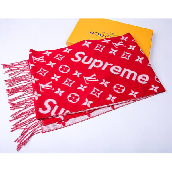 ルイ ヴィトン マフラー コピー Supreme Vuitton Monogram スカーフ