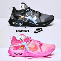 ナイキ スニーカー 人気 OFF-WHITE × NIKE ZOOM FLY SP - オフホワイト × ズームフライ AJ4588