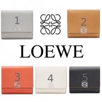 ロエベ 財布 ミニ コピー 【LOEWE】アナグラムロゴ入り*TRIFOLDミニウォレット*C8...