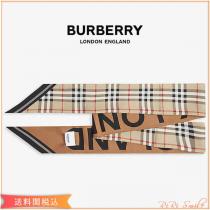 Burberry バーバリー ネクタイ 偽物 チェック スキニー シルク スカーフ