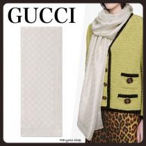 GUCCI ラメ入りシルクジャガードストール 偽物 572470 3G448 1900