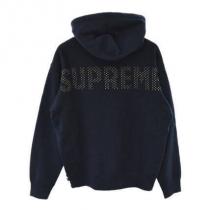 supremeパーカー偽物 コムデギャルソン パーカー Studded Hooded Sweat...