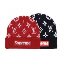 supreme ニット 帽 偽物 シュプリーム Vuitton Big Logo Knit キャ...