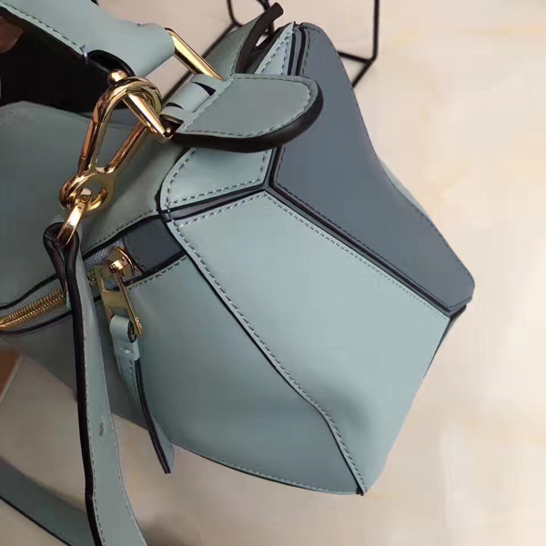 LOEWE ロエベスーパーコピー*Puzzleクラシックカーフレザーバッグ 322.30UK74 アクア/ライトブルー/ス  トーンブルー