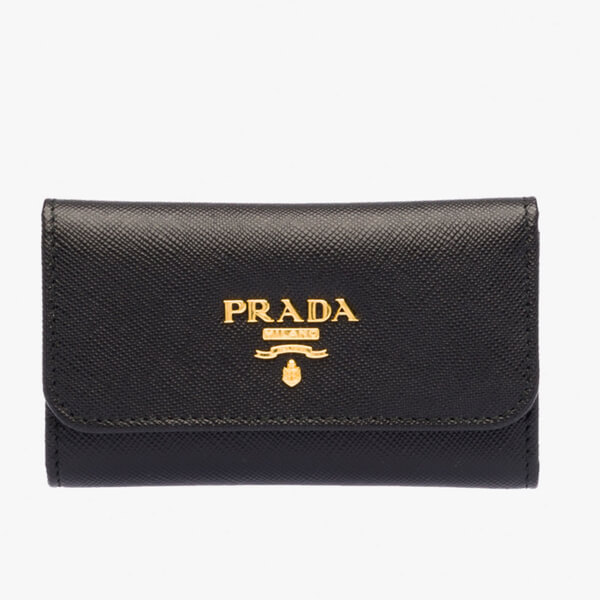 PRADA プラダキーケース コピー サフィアーノ 6連 キーケース 1PG222 ブラック