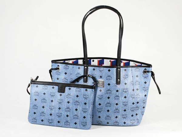 MCM リュック コピーバッグ トートバッグ MWP5SVI38 LE001 SHOPPER PR.リバーシブルトートバッグ ユニセックス　ブルー