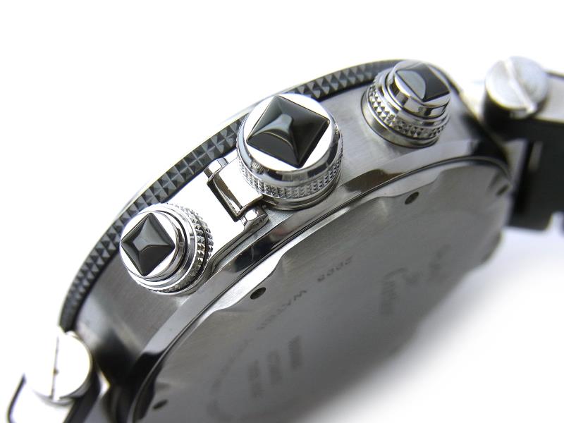 カルティエ パシャ スーパーコピーカルティエ時計コピー CARTIER パシャ W31088U2 シータイマー クロノグラフ ラバーブレス ブラック