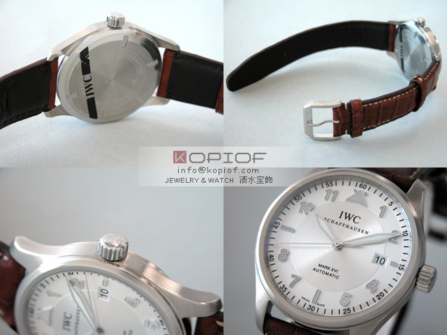 IWC スピットファイヤー スーパーコピーIW325502 マークXVI 茶皮 シルバー