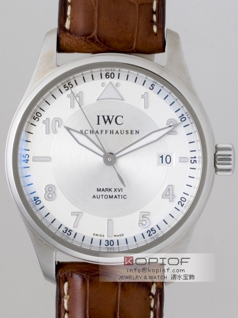 IWC スピットファイヤー スーパーコピーIW325502 マークXVI 茶皮 シルバー