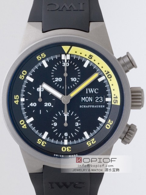 IWC アクアタイマー スーパーコピーIW371918 クロノグラフ ラバー ブラック