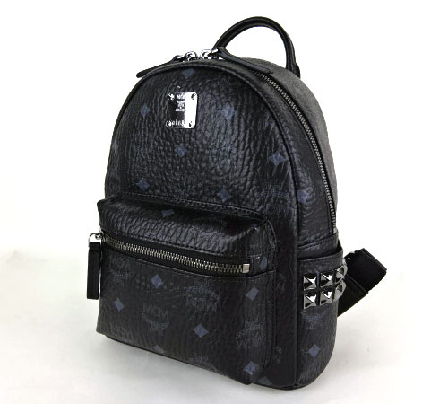 MCM リュック コピーMMK5SVE41 BK001 ブラック スタッズ BACKPACK リュック XS