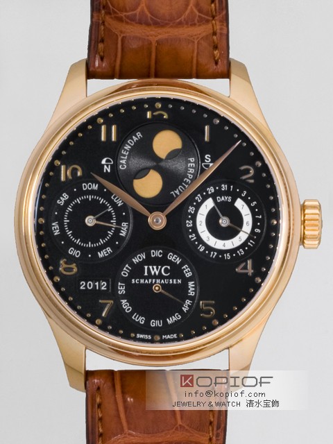 IWC ポルトギーゼ スーパーコピーパーペチュアルカレンダー IW502102 ブラック