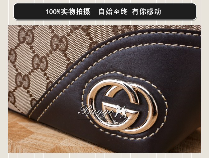 グッチ バッグ スーパーコピーGUCCI グッチ GGキャンバス トートバッグ ベージュ×ダークブラウン 169945 FCEKG 9643