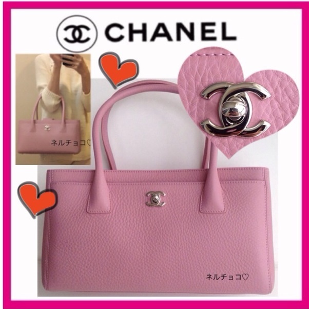 シャネル ハンドバッグ スーパーコピー2014春夏新作 CHANEL エグゼクティブトートバッグ ミニ グレインカーフスキン ピンクcoco203