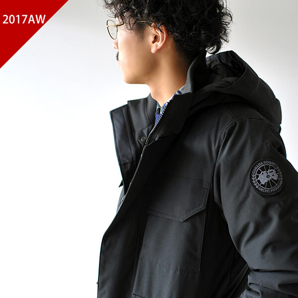 秋冬新作 カナダグース コピー CANADA GOOSE メンズ MAITLAND PARKA BLACK DISK メイトランドパーカー フードダウンジャケット ブラックディスク ブラックラベル・M4550MB