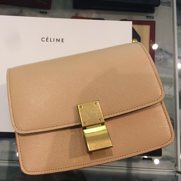 CELINE ショルダーバッグ ポシェット 164183XLA.03ND 2018新作 セリーヌコピー Classic Small ショルダーバッグNude