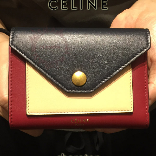 CELINE 折りたたみ財布 超可愛ポケット付♡折りたたみ財布 セリーヌコピー