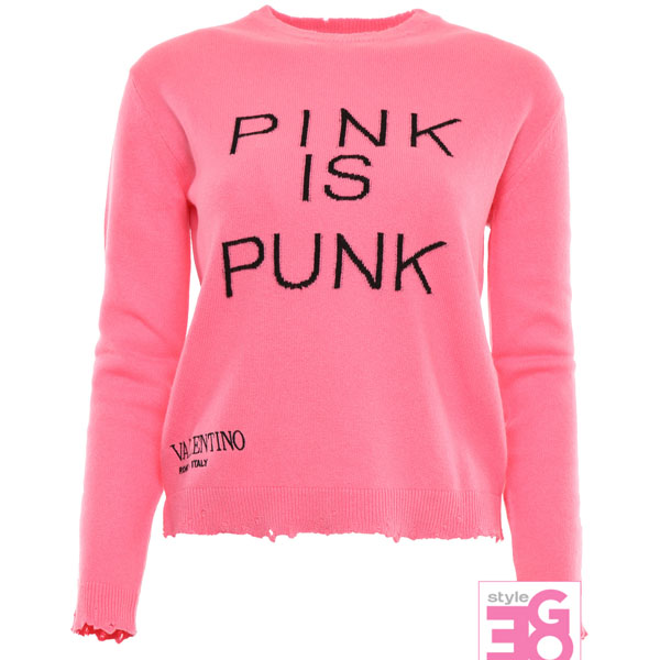 VALENTINO PINK IS PUNK PB3KC0623S9 0HO プルオーバー ニット セーター ヴァレンティノ Tシャツ コピー