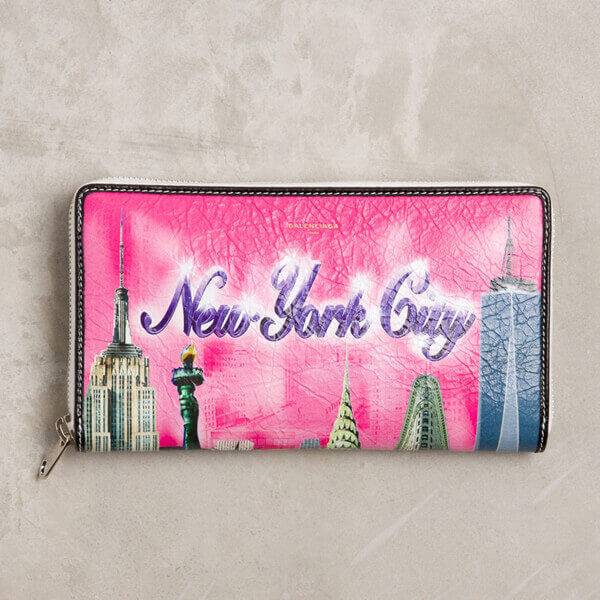 バレンシアガ 財布コピー Bazar Continental長財布 New York BAZAR バザール シティ