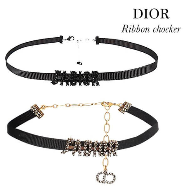 dior チョーカー コピー 2019メタルとベルベット リボンのJ'adior チョーカー ネックレス N0681ADRCYD899