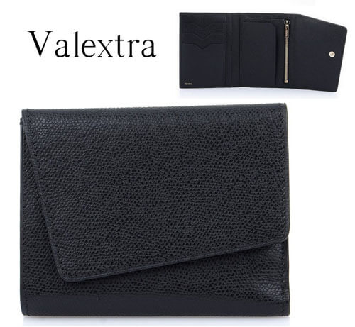 ヴァレクストラ スーパーコピーValextra ツイストウォレット black V9A13 02800ON