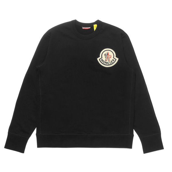 モンクレール MONCLER スウェット メンズ 8042300 80985 999 長袖スウェット BLACK ブラック