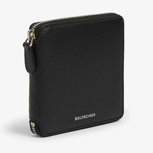 バレンシアガ 財布 コピー Balenciagaバレンシアガジップレザー財布 ブラック