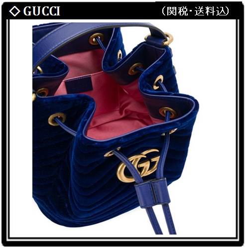 2020日本未発売新作 グッチ偽物【GUCCI】GGマーモント 2WAY バケットバッグ