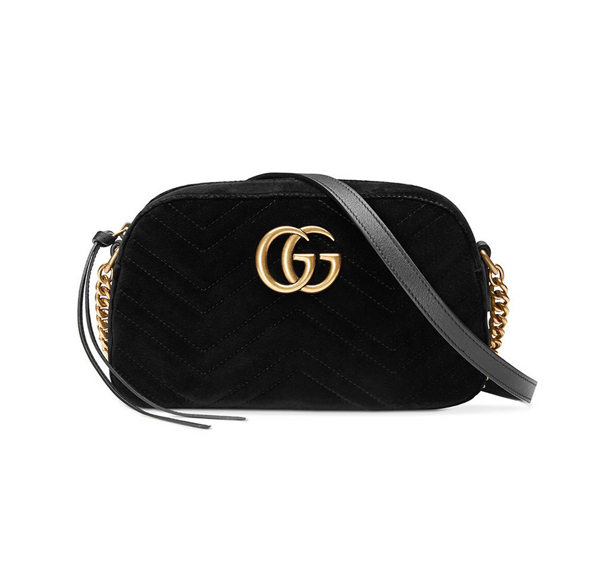 2020最新/限定【VIPセール】GUCCI グッチ偽物 GG Marmont ショルダーバッグ 4476329QIBT1000 ブラック