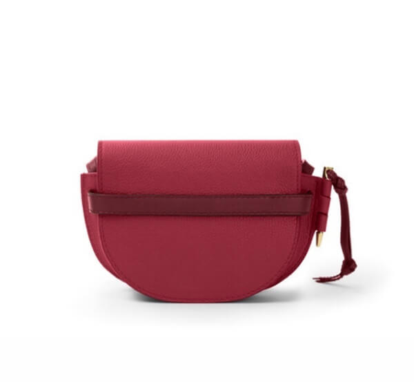 2020日本未発売新作 LOEWE ロエベ偽物 ゲートミニバッグ入荷Loewe Gate Mini Bag Raspberry/Wine 321.12.U62