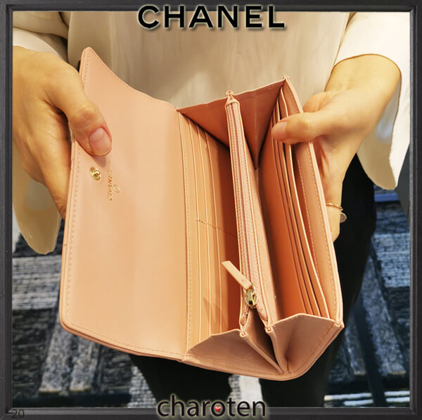 CHANEL19♡スーパーコピー 最新/限定♪フラップ長財布51203282