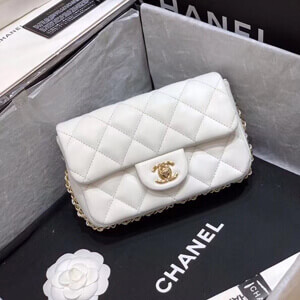 CHANELココピーピー ホワイト フラップバッグ 521647851