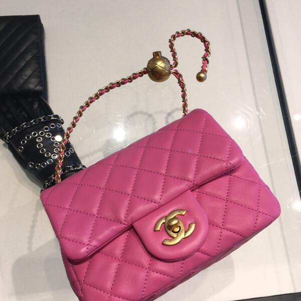 ★2020 ACT2. CHANELコピー★CRUSH MINI FLAP BAG in pink (52174048)