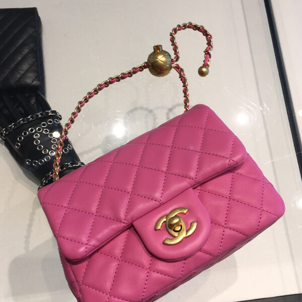 ★2020 ACT2. CHANELコピー★CRUSH MINI FLAP BAG in pink (52174048)