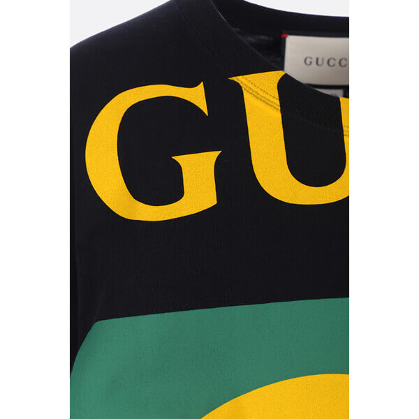 GUCCI グッチ tシャツ コピー ブランドロゴ オーバーサイズ Tシャツ 2色 539080XJA9C