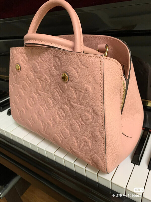 Louis Vuitton ルイヴィトン ショルダーバッグ スーパーコピー 最新色 モンテーニュBB ROSE BALLERINE 2WAY M41199