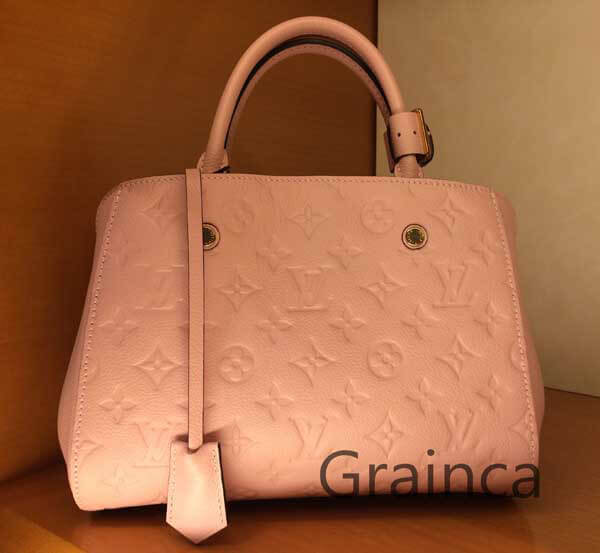 Louis Vuitton ルイヴィトン ショルダーバッグ スーパーコピー 最新色 モンテーニュBB ROSE BALLERINE 2WAY M41199