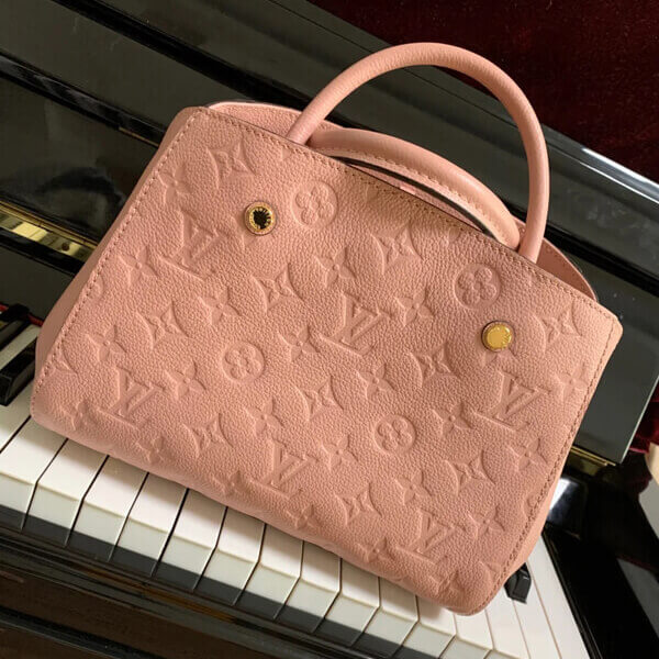 Louis Vuitton ルイヴィトン ショルダーバッグ スーパーコピー 最新色 モンテーニュBB ROSE BALLERINE 2WAY M41199