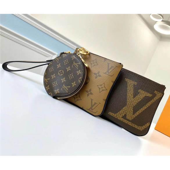 ルイヴィトン偽物☆トリオ ポーチ M68756  Vuitton  2020最新作を誰よりも早く