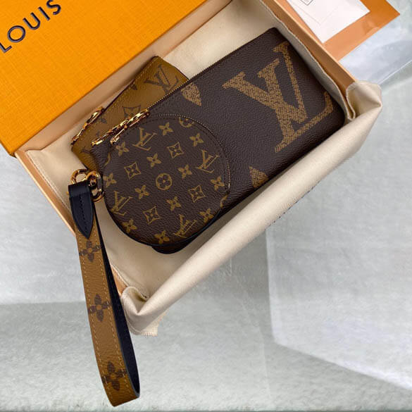 ルイヴィトン偽物☆トリオ ポーチ M68756  Vuitton  2020最新作を誰よりも早く