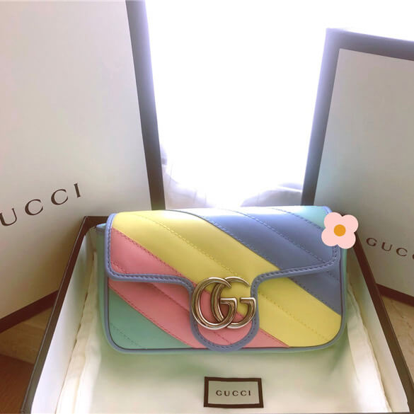 グッチ gucci ショルダーバッグ 偽物 GGマーモントスモール