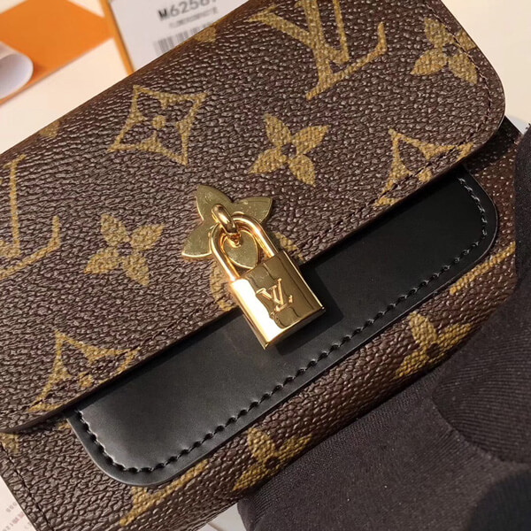 LOUIS VUITTON ルイヴィトン ミニ財布 コピー モノグラムフラワー＆バッドロック フラップ  M62578