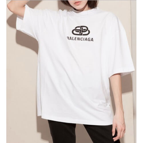 バレンシアガ tシャツ コピー BALENCIAGA New BB Mode オーバーサイズTシャツ☆