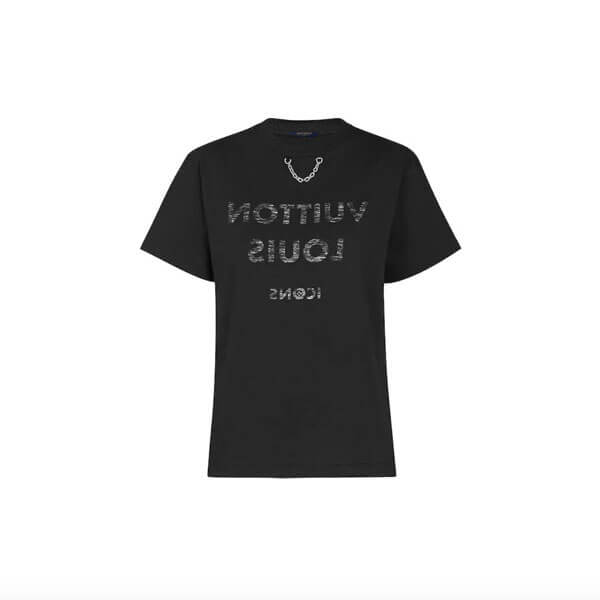 ★LOUIS VUITTON ルイヴィトン Tシャツ 偽物★プリントTシャツ★1A61L8