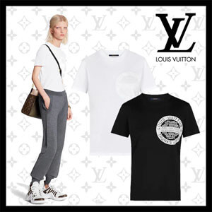 ◆LOUIS VUITTON ルイヴィトン Tシャツ 偽物◆LVスタンプTシャツ